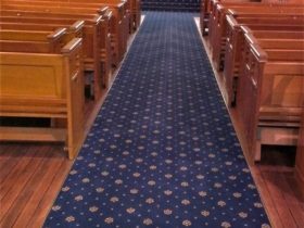 Broadloom Carpet - Brintons Highmont Blue Church - Superfloors Sydney