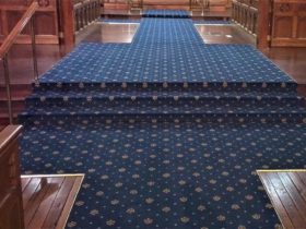 Broadloom Carpet - Brintons Highmont Blue Church - Superfloors Sydney