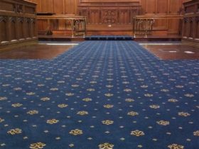 Broadloom Carpet - Brintons Highmont Blue Church - Superfloors Sydney