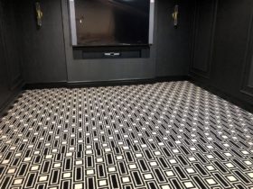 Broadloom Carpet - Greg Natale Tom Design Theatre Cinema - Superfloors Sydney