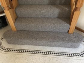 Carpet Stairs - Feltex Wool Bullnose - Superfloors Sydney