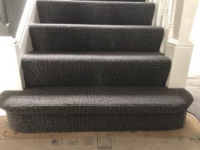 Carpet Stairs - Godfrey Hirst Wool Bullnose Carpet - Superfloors Sydney