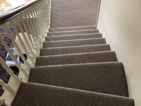 Carpet Stairs - Best Carpet For Concrete Stairs Loop Pile - Superfloors Sydney