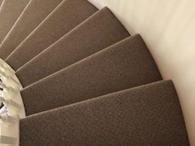 Carpet Stairs - Best Carpet For Concrete Stairs Loop Pile - Superfloors Sydney