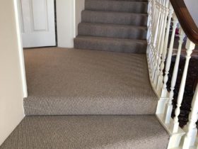 Carpet Stairs - Best Carpet For Concrete Stairs Loop Pile - Superfloors Sydney