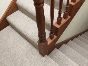 Carpet Stairs - Best Carpet Wooden Stairs Landing Godfrey Hirst - Superfloors Sydney