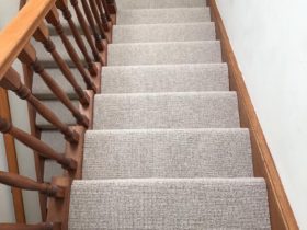 Carpet Stairs - Best Carpet Wooden Stairs Landing Godfrey Hirst - Superfloors Sydney