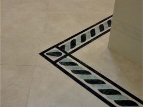 Luxury Vinyl Tiles - Amtico Signature Sand Stone Design Floor - Superfloors Sydney