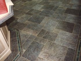 Luxury Vinyl Tiles - Amtico Signature Slate Vinyl Floor - Superfloors Sydney