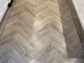 Luxury Vinyl Tiles - Wood - Amtico Signature Aspen Oak Parquet Design - Superfloors Sydney