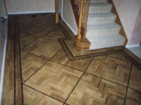 Luxury Vinyl Tiles - Wood - Amtico Signature Classic Oak Parquet Design - Superfloors Sydney