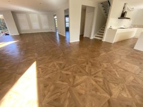 Luxury Vinyl Tiles - Wood - Amtico Signature Mansion Brushed Oak Design French Weave - Superfloors Sydney