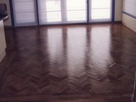 Luxury Vinyl Tiles - Wood - Amtico Signature Rosewood Parquet Design - Superfloors Sydney