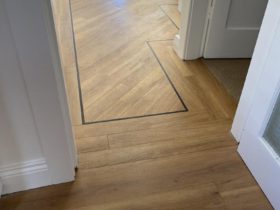 Luxury Vinyl Tiles - Wood - Amtico Spacia Diagonal With Border - Superfloors Sydney