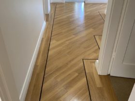 Luxury Vinyl Tiles - Wood - Amtico Spacia Diagonal With Border - Superfloors Sydney