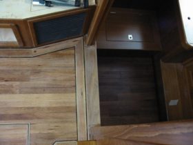 Marine Luxury Yacht - Amtico Teak Wood With Gold Border - Superfloors Sydney