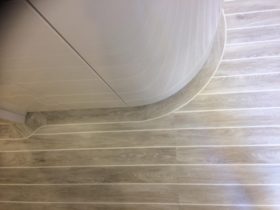 Marine Luxury Yacht - Amtico Vinyl Planks Kitchen Deck With White Strips - Superfloors Sydney