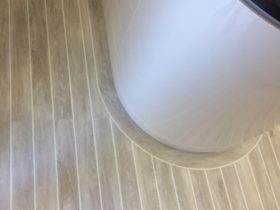 Marine Luxury Yacht - Amtico Vinyl Planks Kitchen Deck With White Strips - Superfloors Sydney