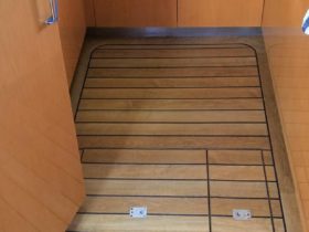 Marine Boat - Amtico Wooden Ship Deck With Black Floor Strips - Superfloors Sydney