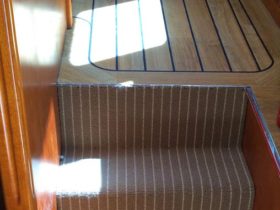 Marine Boat - Amtico Wooden Ship Deck With Black Floor Strips - Superfloors Sydney