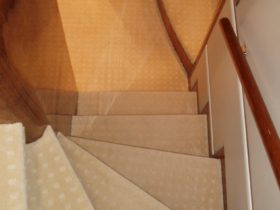 Marine Carpet - Luxury Yacht Stair Carpet Design - Superfloors Sydney