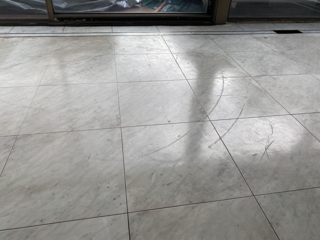 Specialist Cleaning Transformations - Marble Clean Before - Superfloors Sydney