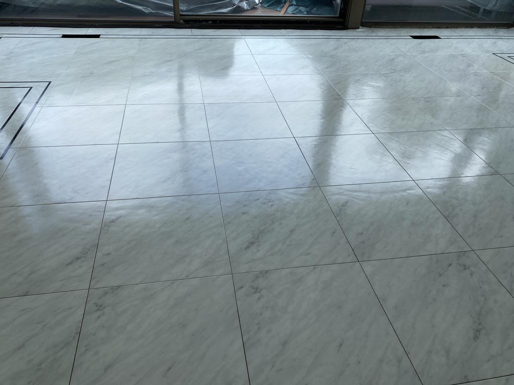 Specialist Cleaning Transformations - Marble Clean After - Superfloors Sydney