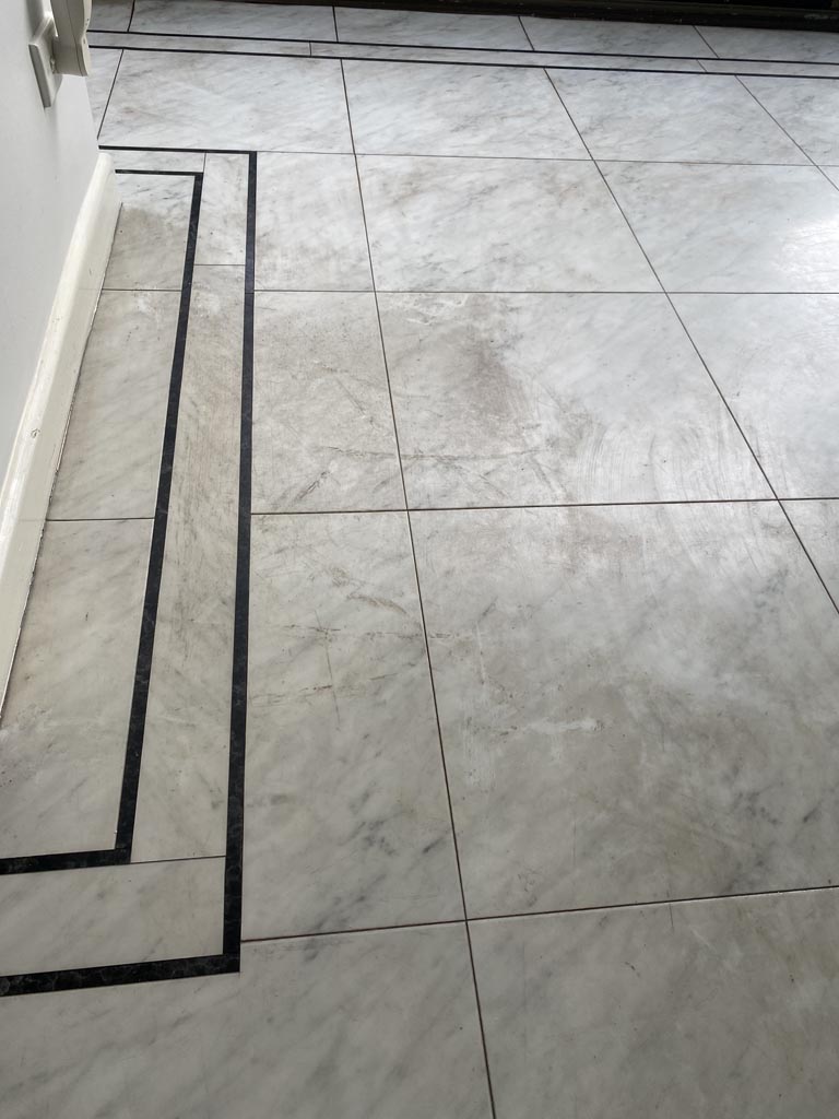 Specialist Cleaning Transformations - Marble Clean Before - Superfloors Sydney