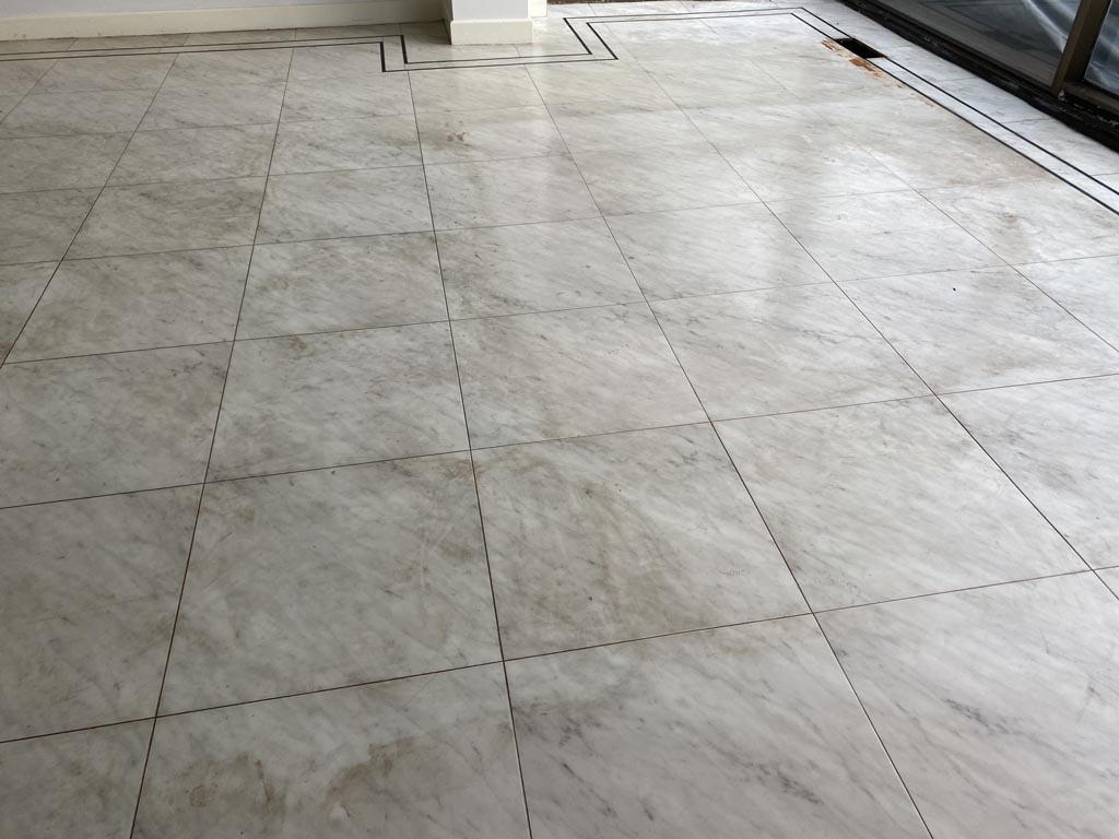 Specialist Cleaning Transformations - Marble Clean Before - Superfloors Sydney