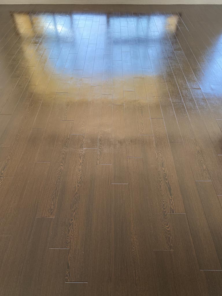 Specialist Cleaning Transformations - Chair Scratch Cleaned & Sealed - Superfloors Sydney