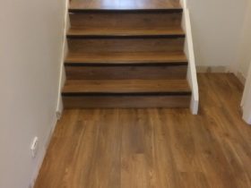 Luxury Vinyl Tiles – Stairs - Honey Oak Wooden - Superfloors Sydney