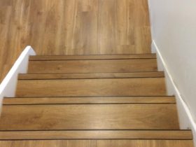 Luxury Vinyl Tiles – Stairs - Pale Ash Wooden - Superfloors Sydney