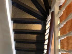 Luxury Vinyl Tiles – Stairs - Armstrong Sheet Commercial Installed - Superfloors Sydney