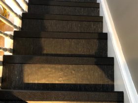 Luxury Vinyl Tiles – Stairs - Armstrong Sheet Commercial Installed - Superfloors Sydney