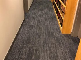 Carpet Tiles - Commercial Above Left Installed - Superfloors Sydney