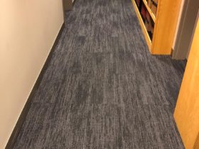 Carpet Tiles - Commercial Above Left Installed - Superfloors Sydney