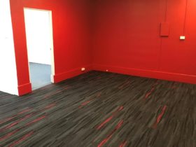 Carpet Tiles - Planks Grey Red By Inspire Floor Covering - Superfloors Sydney