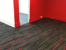 Carpet Tiles - Planks Grey Red By Inspire Floor Covering - Superfloors Sydney